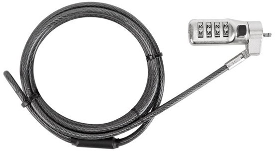 Targus Targus Defcon 3-in-1 Universal Serialized Combo Cable Lock ASP86GLX-25-S