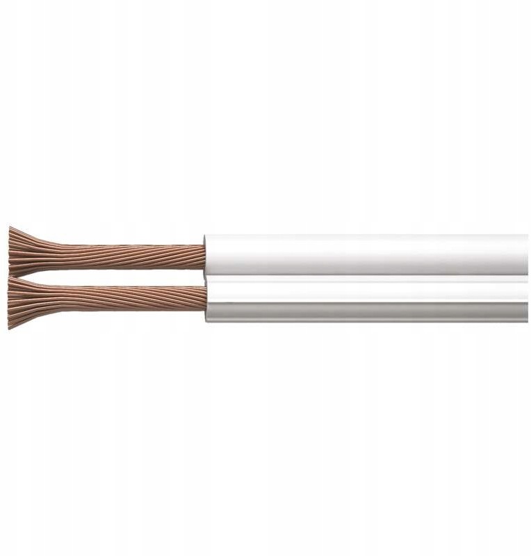 Conotech 2×0,75 biały, 100m