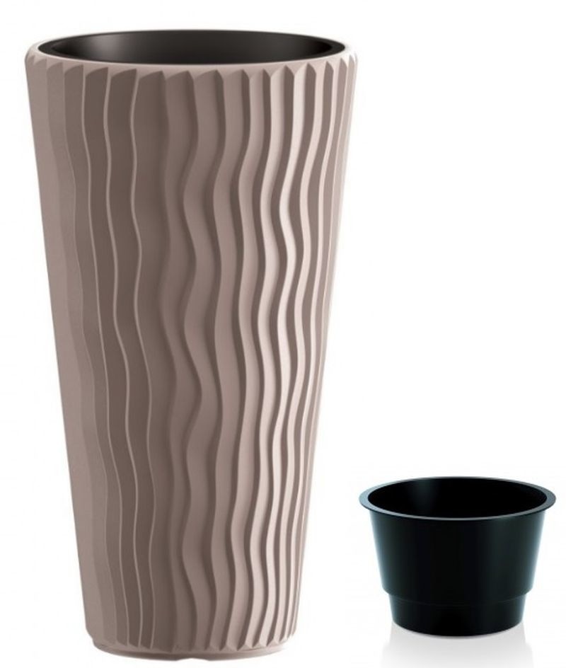 Prosperplast SANDY SLIM Doniczka 29,7x53,1cm mocca DPSP300