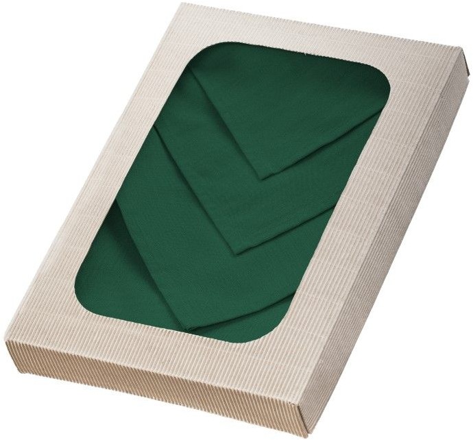 Dekoria Komplet serwetek 6szt 42x42 loneta butelkowa zieleń 42x42 S-000-021