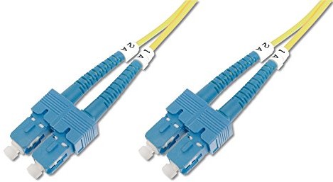 DIGITUS Digitus LWL Patch Cable SC/SC 09/125um 5 m Singelbett Mode Duplex nie zawiera halogenów z dziennika pomiarów Żółty DK-2922-05