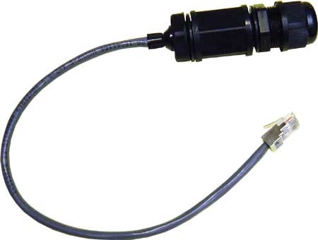 Gold Wireless Gold Gniazdo hermetyczne RJ-45 ekranowane Waterproof Ethernet)
