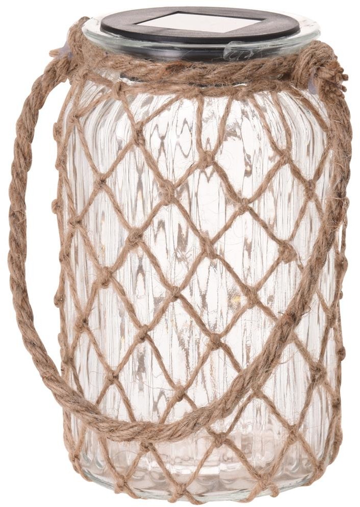 LAMPKA SOLARNA SZKŁO 11X18,5CM 339074