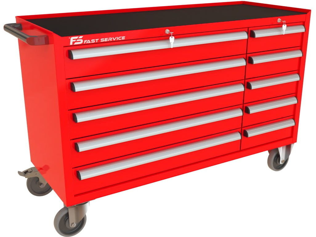 Fastservice Wózek warsztatowy MEGA z 10 szufladami PM-215-15 PM-215-15