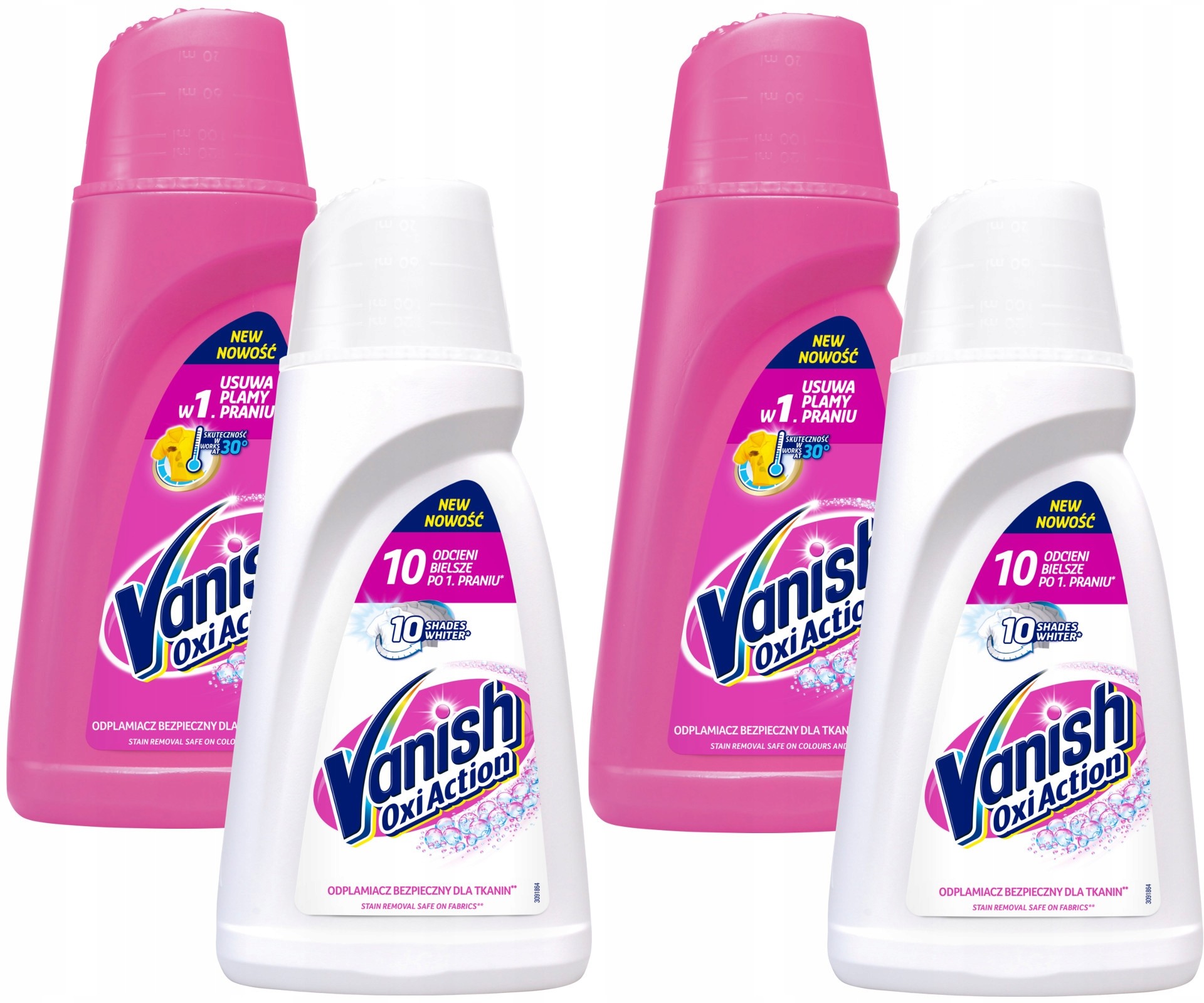 Vanish Oxi odplamiacz do Koloru Białego płyn 4L