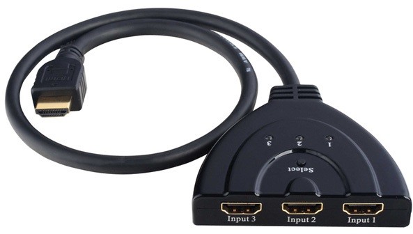 . Splitter Rozgałęźnik Rozdzielacz Hdmi - 3x Hdmi
