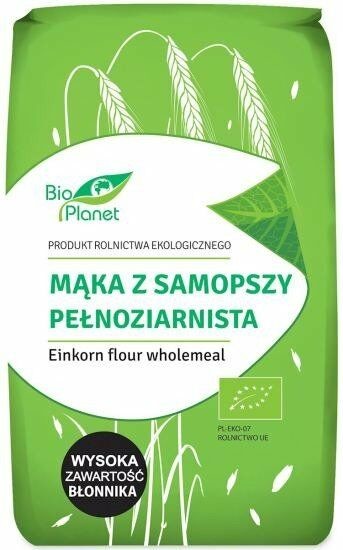 BIO Planet Mąka z Samopszy Pełnoziarnista 500g EKO