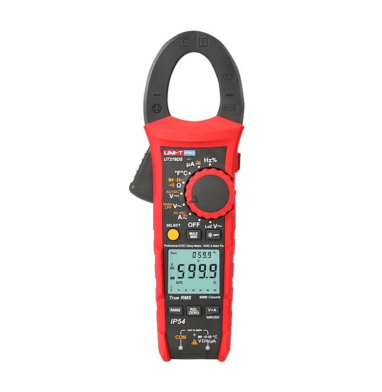 UT219M miernik cęgowy do 600A Ac True Rms UT-219M