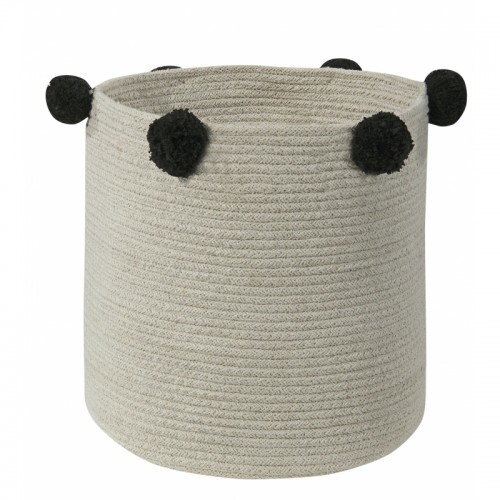 Lorena Canals Basket Natural Black BSK-NAT-BLACK