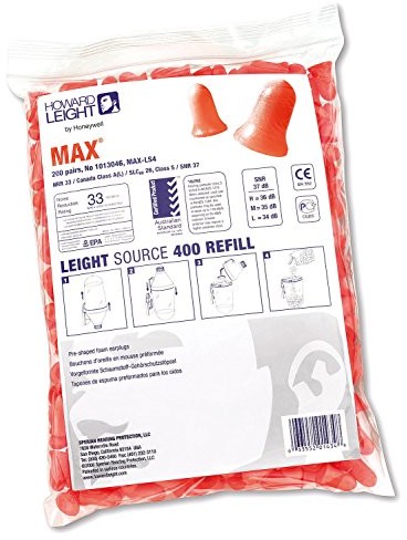 Honeywell 1013046 LS400 Howard leight Max Refill  wielokolorowa 1013046