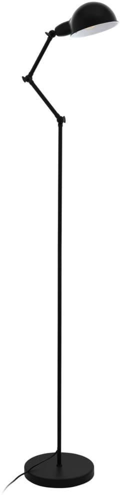 Eglo Lampa podłogowa Exmoor, stalowa, czarna