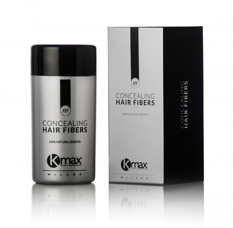 Kmax Kmax 27,5g - Zagęszczanie Włosów mikrowłókna do włosów Biały (platynowy) kmax25