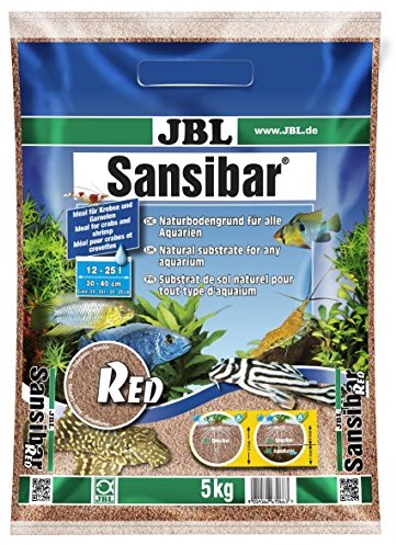 JBL Podłoże do akwariów, sansibar, czerwona, 5 kg, czerwony
