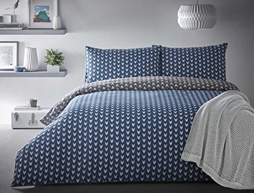 Appletree appletree dari zestaw, poszewka na kołdrę z zamkiem gęstość splotu 180, 100% perkal bawełniany, niebieski, rozmiar king size IDEAL-DAABE31RZP