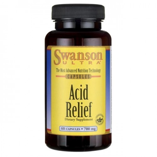 SWANSON Acid Relief 700mg - (60 kap)