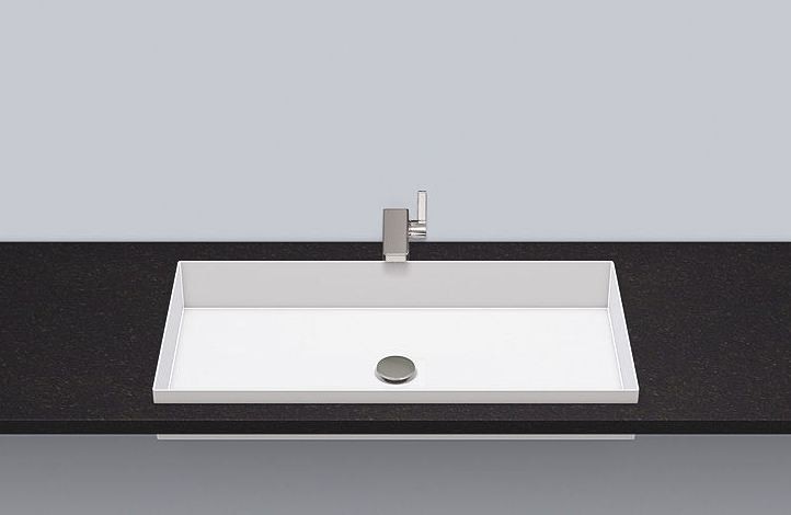 Alape Laufen Kartell Umywalka wisząca 46x28x12 cm z otworem na baterię biała H8153350001111 H273