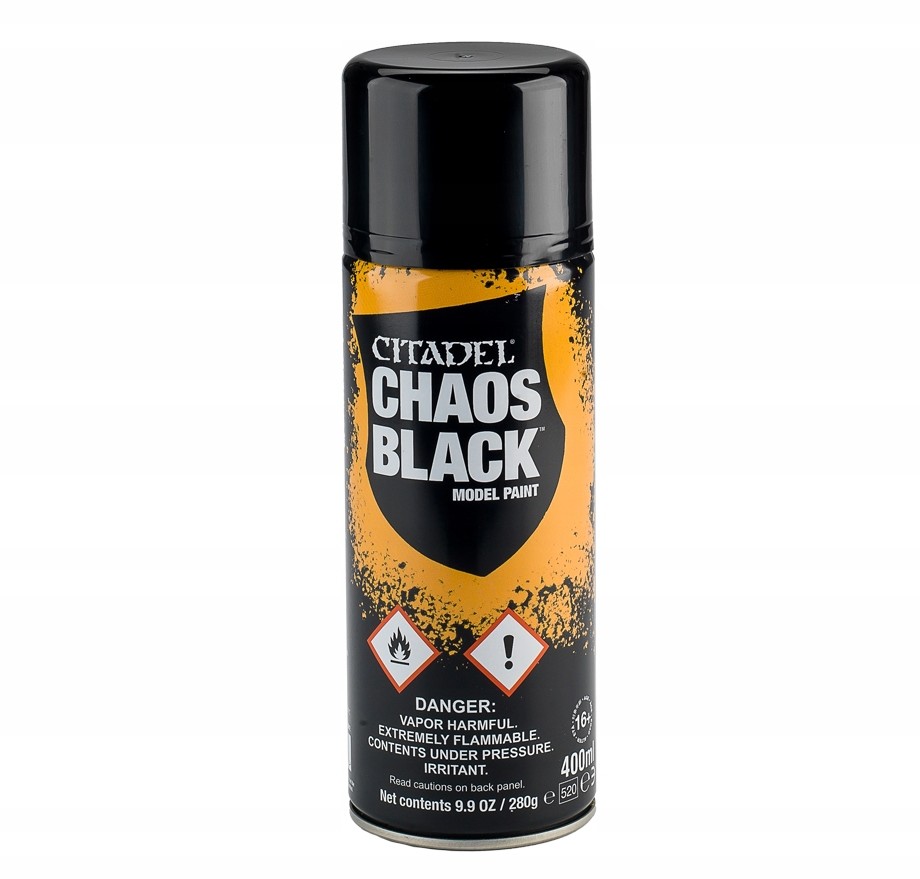 Citadel Chaos Black Spray 400ml podkład