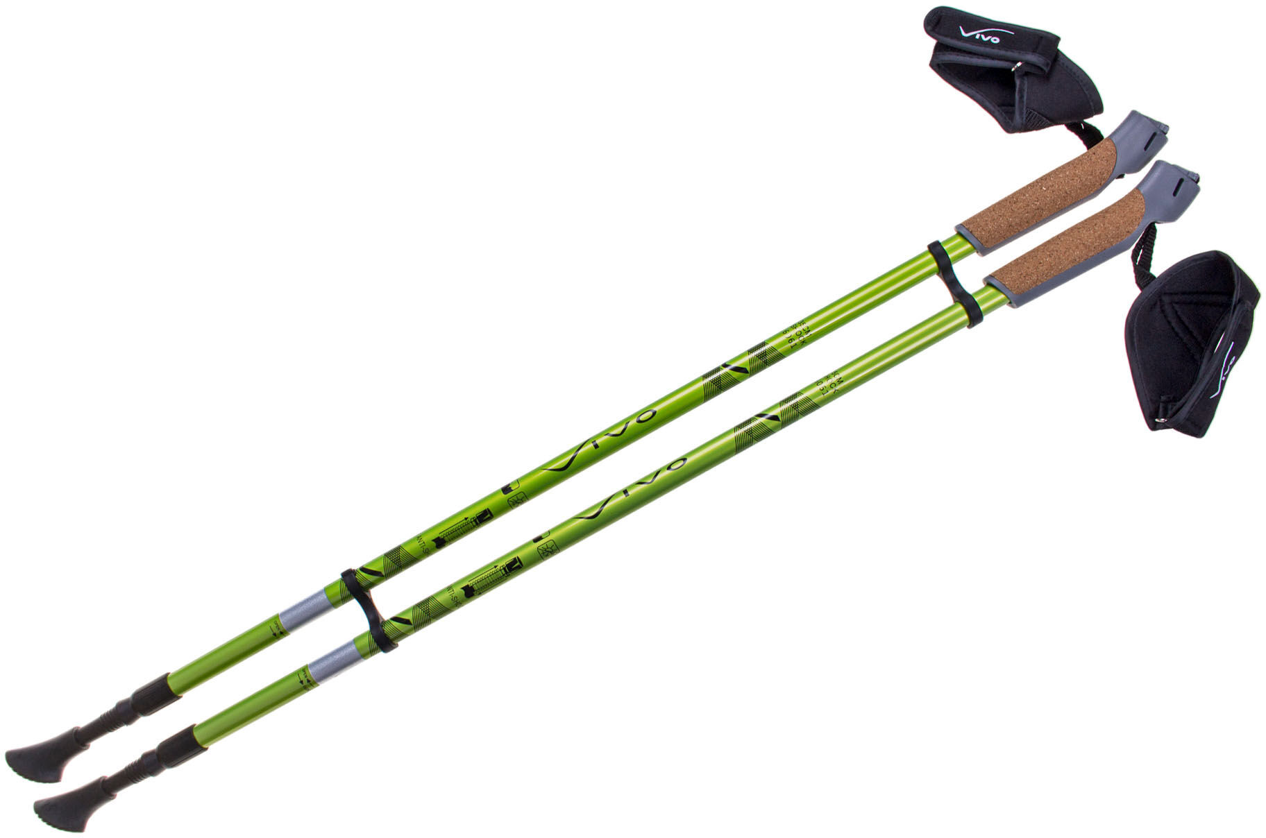 Vivo Kije Nordic Walking Vivo NW211 green fluo (AntiShock)
