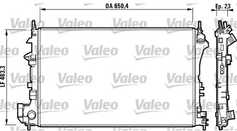 VALEO Chodnica wody 732879