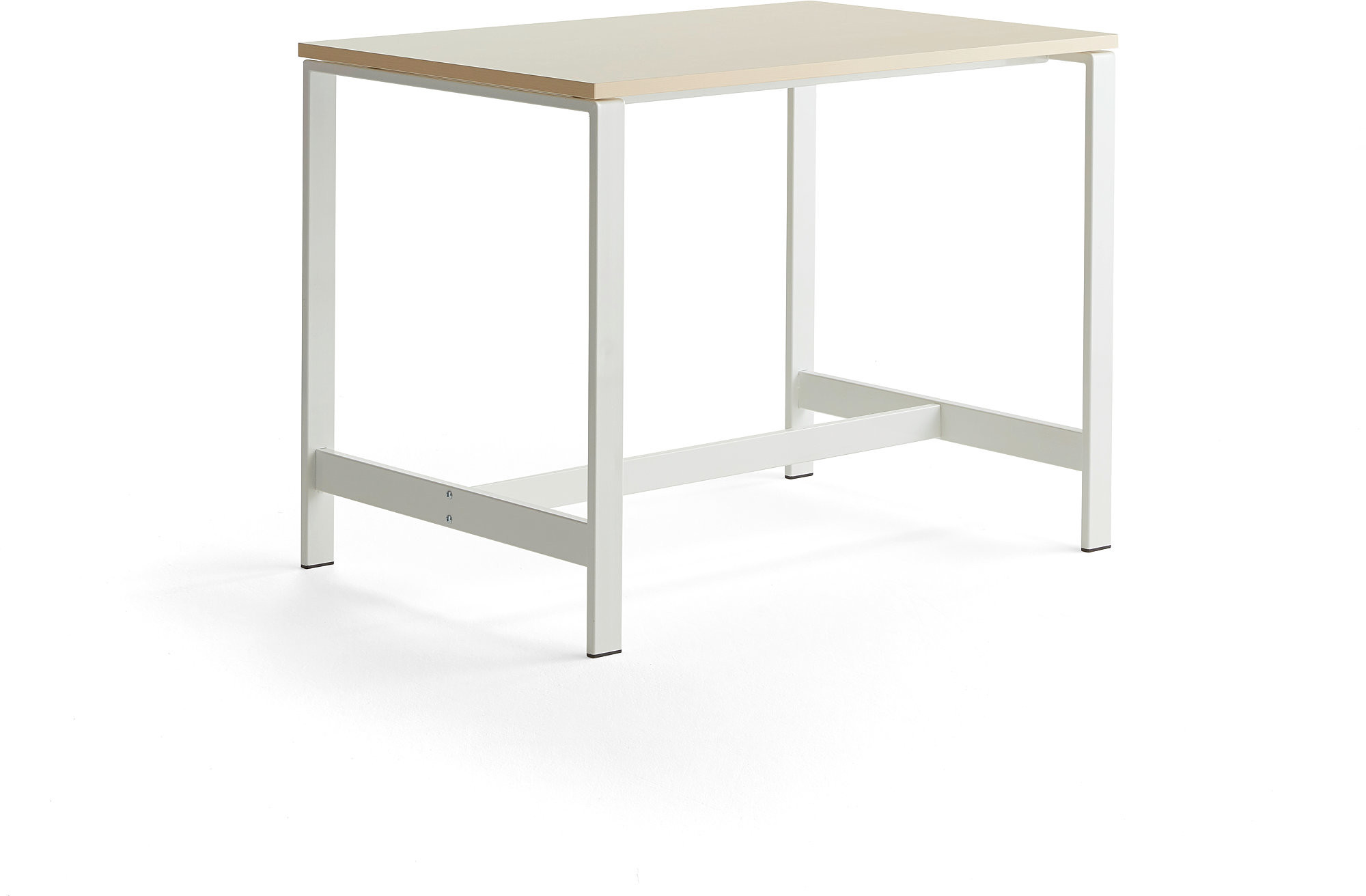 AJ Produkty Stół VARIOUS, 1200x800 mm, wysokość 900 mm, biały, brzoza