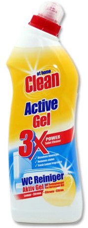 Clean At Home Active Żel Do Wc 750ml Lemon
