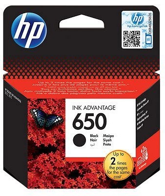 HP Tusz HP 650 Czarny CZ101AE) CZ101AE#BHK