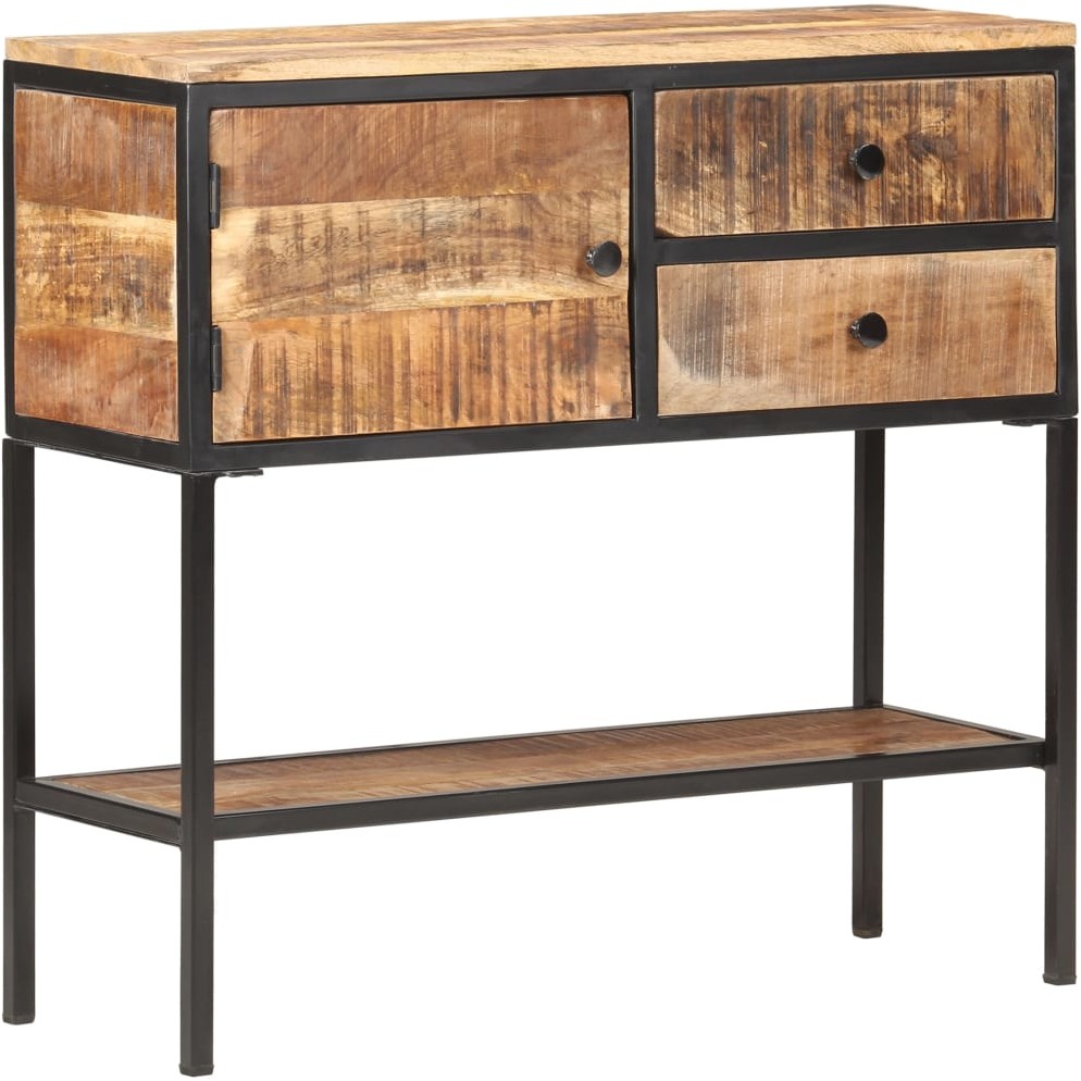 vidaXL Szafka, 85x30x80 cm, surowe drewno mango 320486