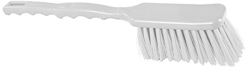 Maya Professional Tools 10232-1 wielofunkcyjna szczotka do trzonka z szerokim zagłówkiem średnio twarde włosie, FBK/higiena żywności, 410 mm x 55 mm, biała 10232-1