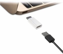Jivo JI-2046 Micro USB na USB-C Adaptor, mm, biały JI-2046