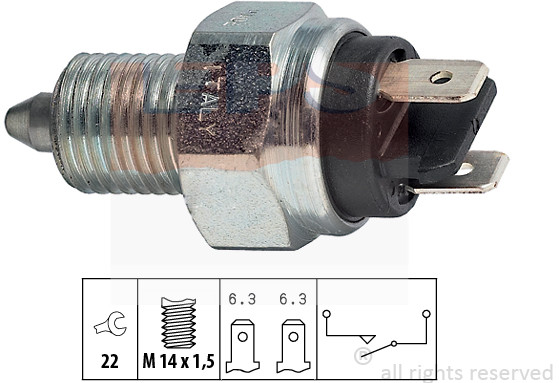 EPS WYŁĄCZNIK ŚWIATŁA COFANIA