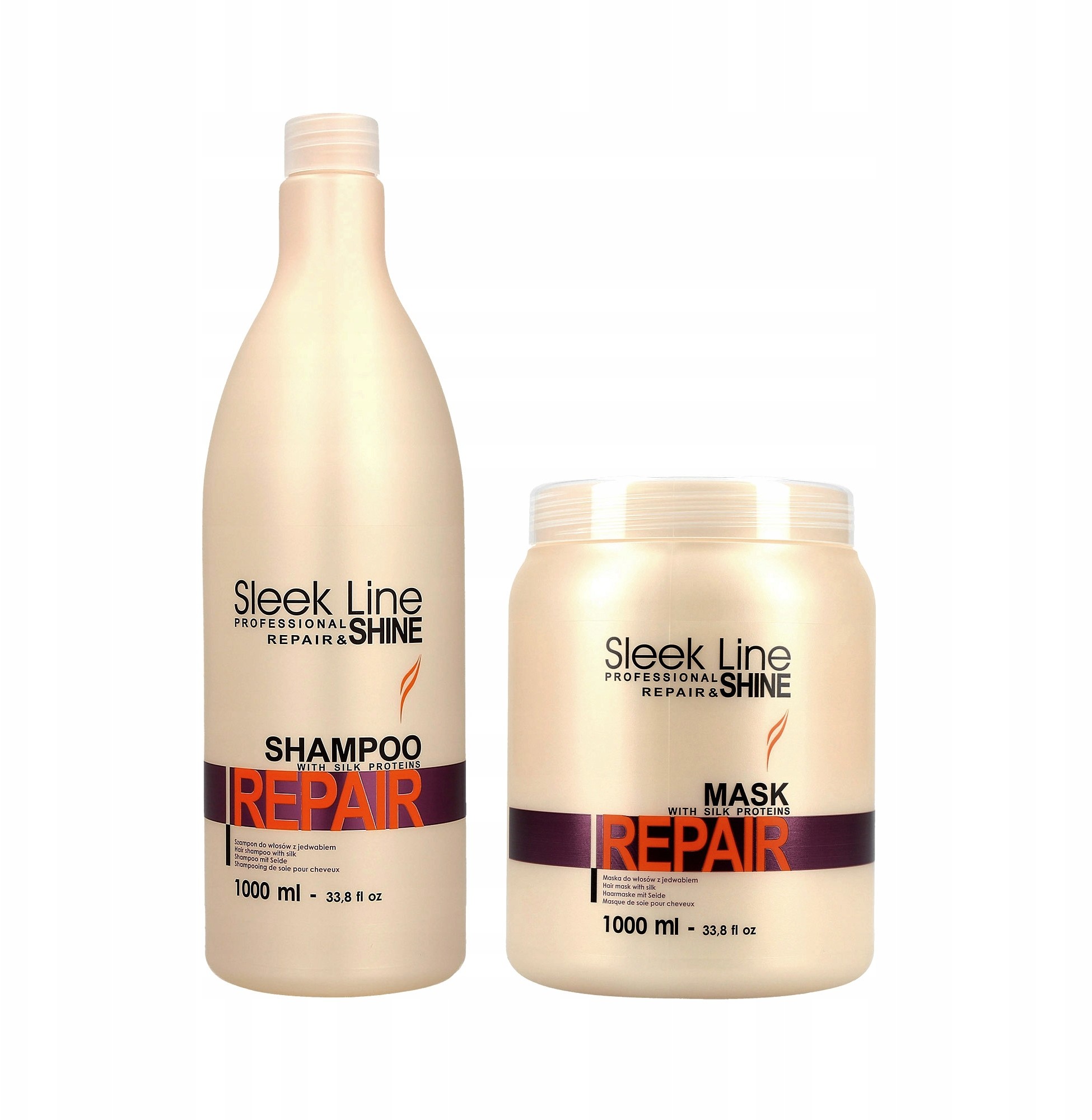 Sleek Stapiz Line Repair Szampon + Maska Zestaw