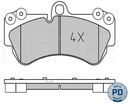 Wulf Gaertner Autoparts Zestaw klocków hamulcowych, hamulce tarczowe Wulf Gaertner Autoparts 025 236 9217/PD