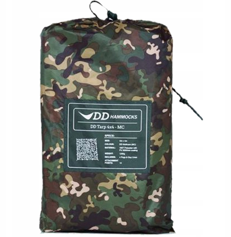 Tarp płachta DD Hammocks 4x4 kamuflaż MC Uk