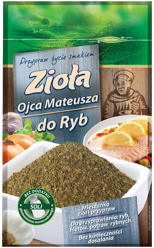 Ten Smak Przyprawa Zioła Ojca Mateusza do ryb 20 g