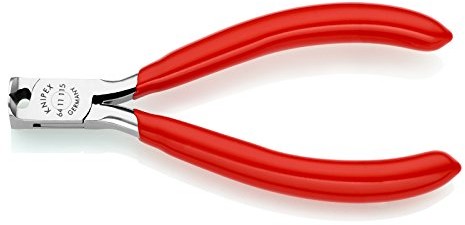 Knipex 64 11 115 pokryty powłoką Elektronik z przodu szybkie dartego z tworzywa sztucznego 115 MM 64 11 115