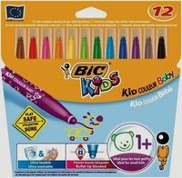 BIC Flamastry Kid Couleur Baby 12 sztuk