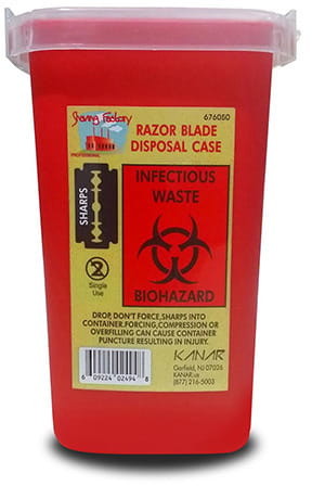 Shave Factory Pojemnik na zużyte żyletki Shave Factory 46CF-2543A