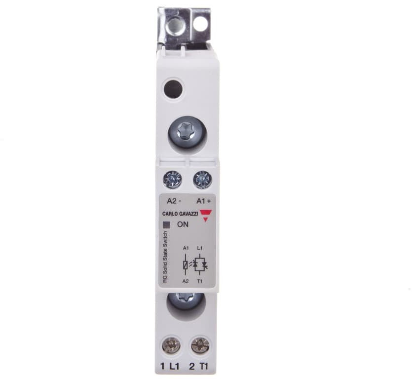 CARLO GAVAZZI Przekaźnik półprzewodnikowy jednofazowy 24-240V AC 20A 3-32V DC RGC1A23D15KGU