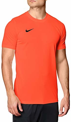 Nike Męski T-shirt M Nk Dry Park Vii Jsy Ss Czerwony Bright Crimson/Black XXL BV6708