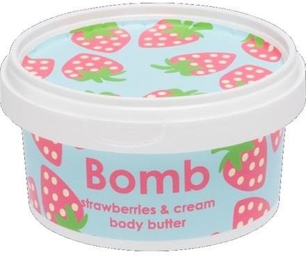 Bomb Cosmetics Strawberry & Cream Prefect Body Butter Truskawka & Śmietana 200ml 75233-uniw