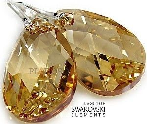 Swarovski Arande duży komplet GOLDEN CRYSTAL 28MM 1584667001