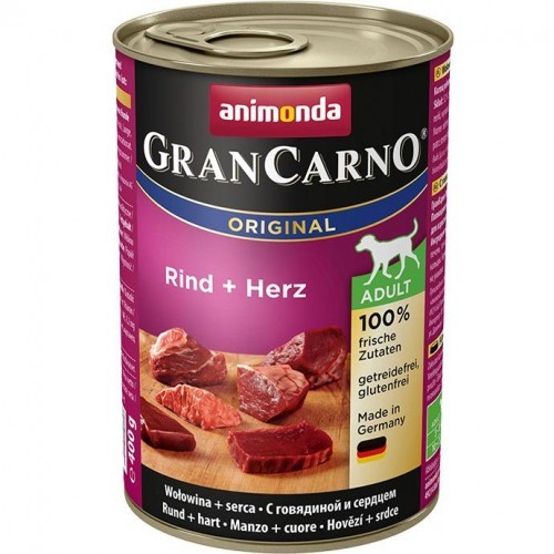 Animonda Gran Carno Adult Wołowina/Serca 400g AN82731