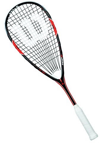 Wilson rakietki rakieta do squasha, dla kobiet i mężczyzn, graczy rekreacyjnych, Whip 155, wrt91 2130, czarny/biały WRT912130