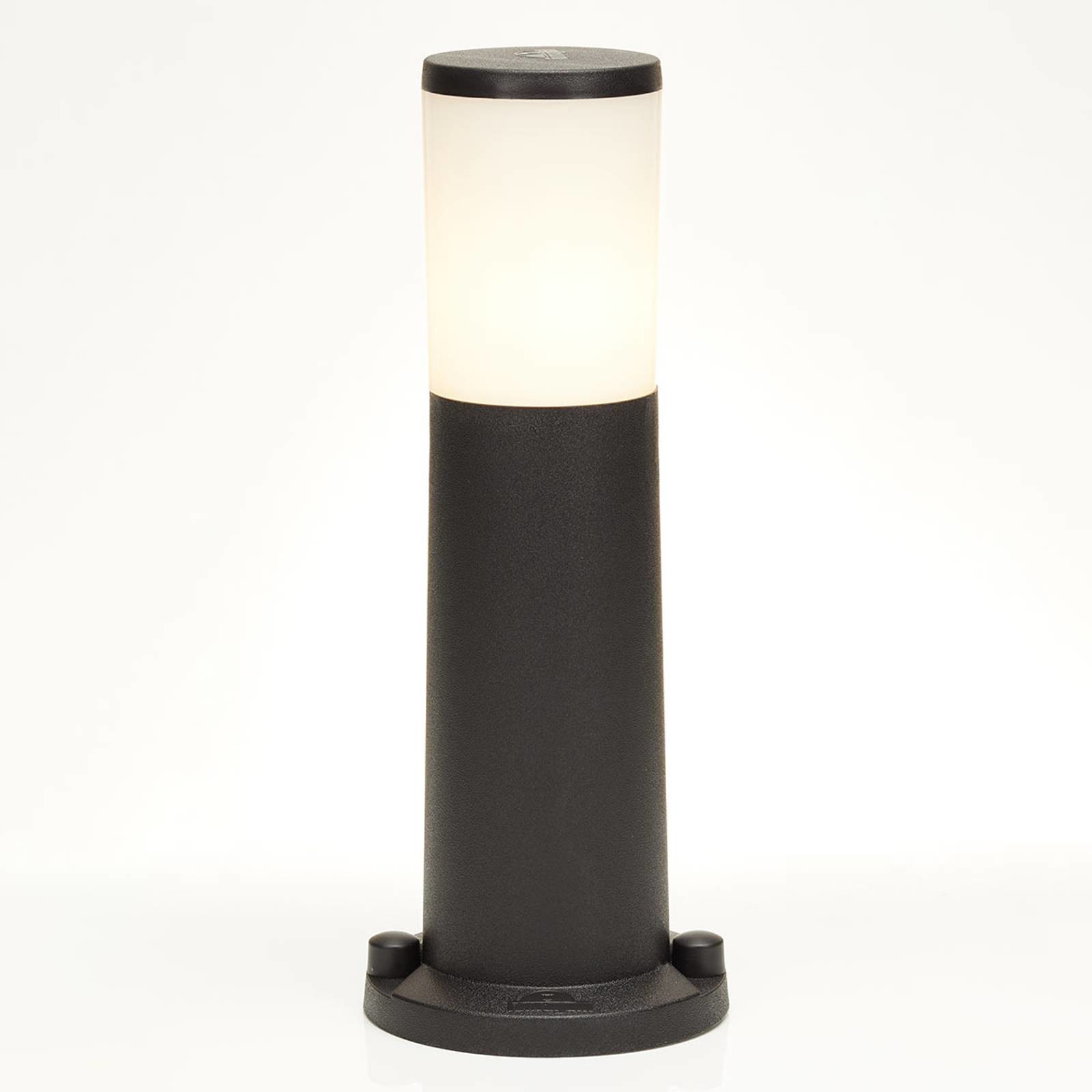 Fumagalli Lampa cokołowa LED Amelia CCT, czarna, 40 cm