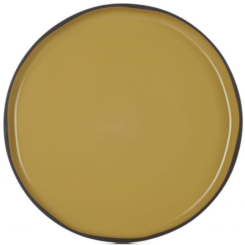 Revol Talerz porcelanowy płytki Caractere śr. 26 cm kurkuma RV-652708-4