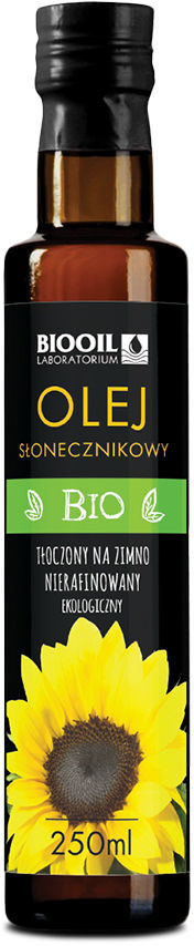 Olej słonecznikowy BIO 250 ml seria BLACK