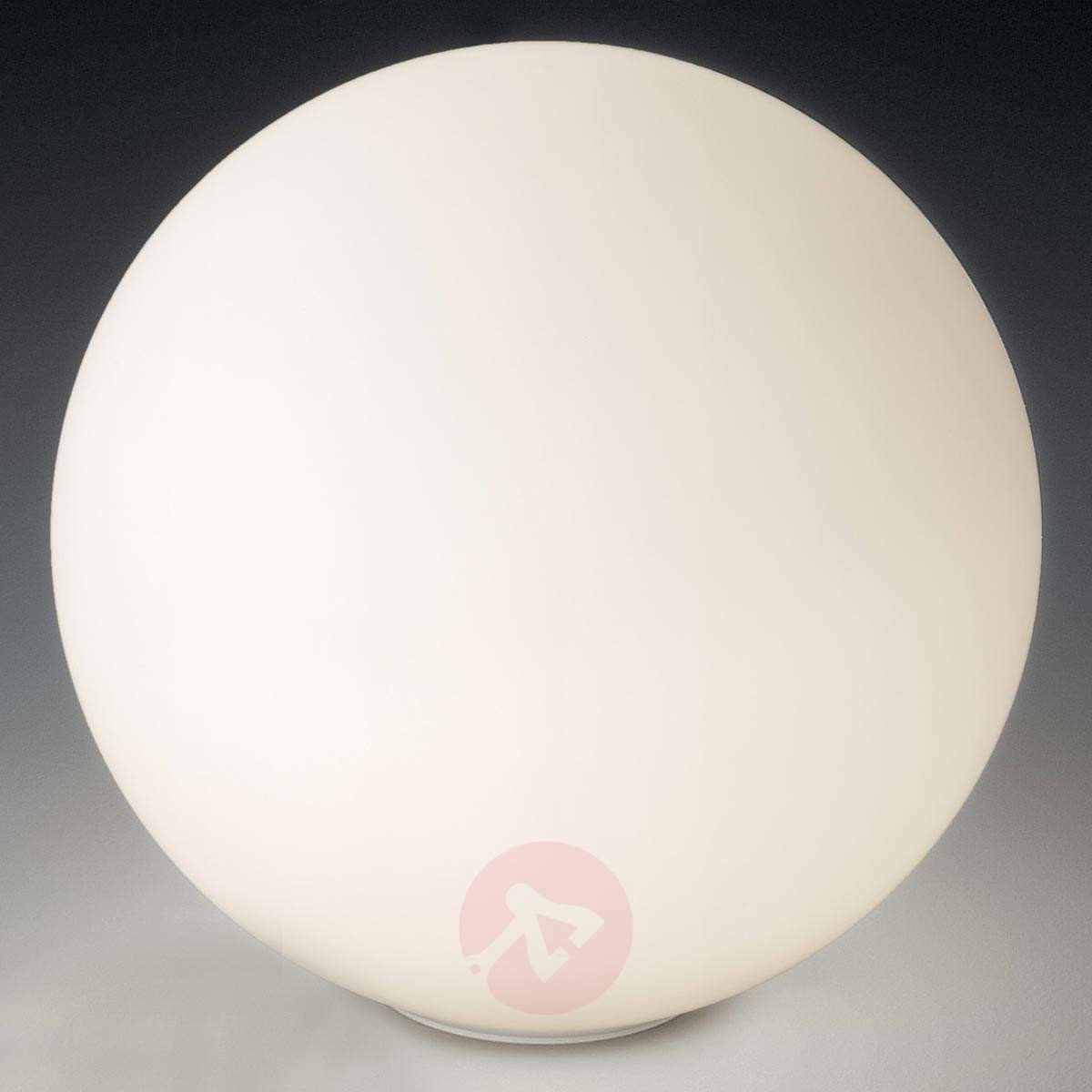 Okrągła szklana lampa stołowa Dioscuri, 25 cm