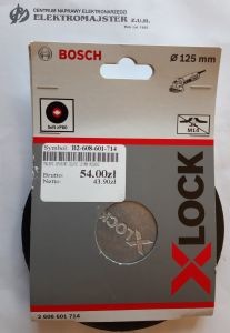 Bosch TALERZ OPOROWY 125MM DO SZLIFIERKI KONTOWEJ X-LOCK 2 608 601 714