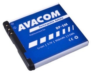 Avacom Bateria do telefonu Nokia N81 6500 Slide Li-Ion 3,7V 950mAh Zamiennik BP-5M) GSNO-BP5M-S950A
