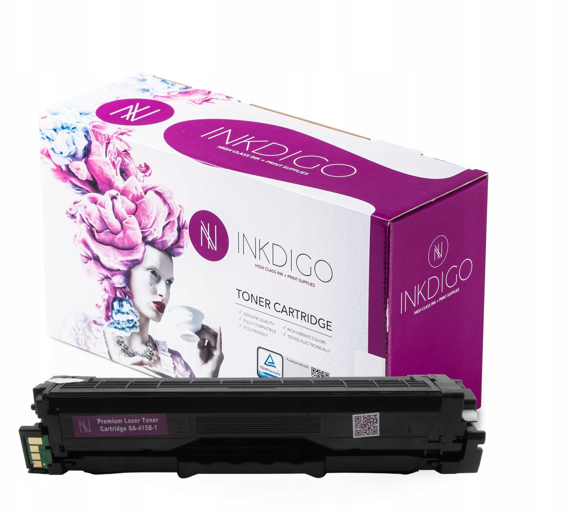 Toner do Samsung CLP-415 CLX-4195 C1860FW 504 Bk